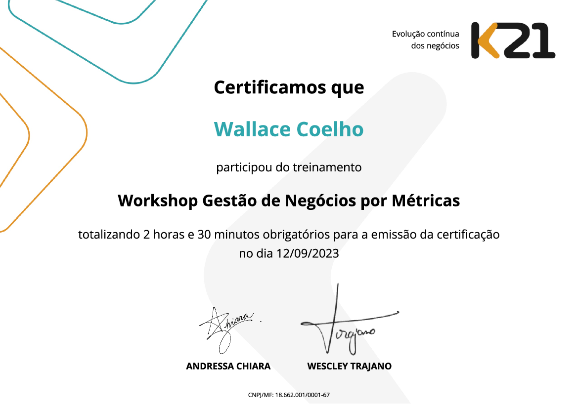Certificado K21